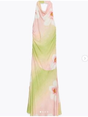 Zara floral maxi dress